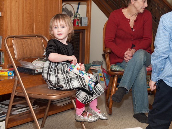 PC242690.jpg - It was "princess night" for Christella. Check out the socks & sparkle shoes.