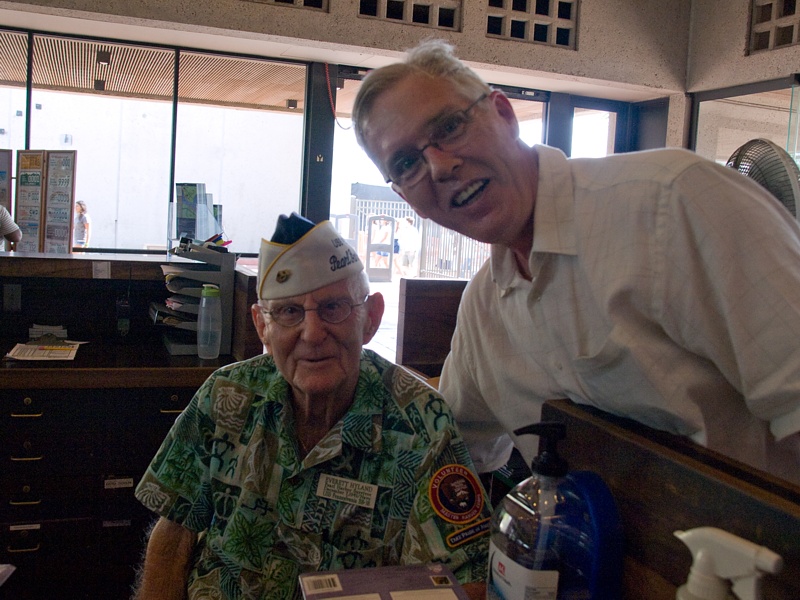 P8024216.jpg - This Pearl Harbor survivor spoke of how foolish & wasteful our wars have been.